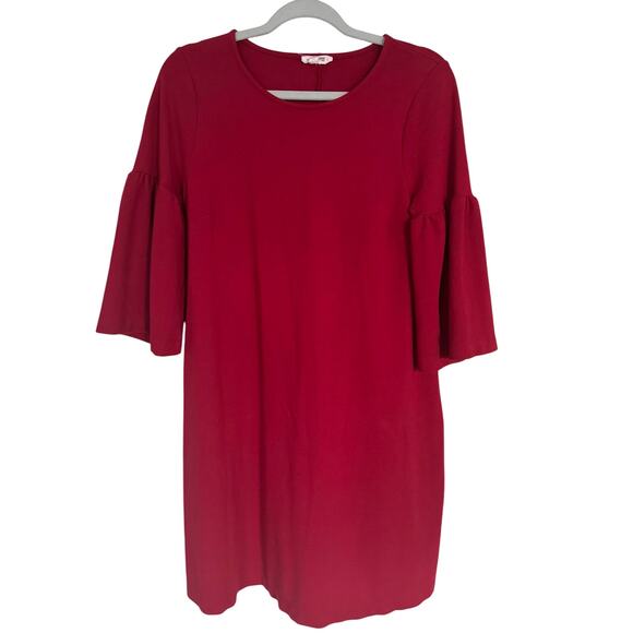 Ingrid & Isabel Bell Sleeve Maternity Dress‎ Red Rent the Runway Size XS - Picture 4 of 7